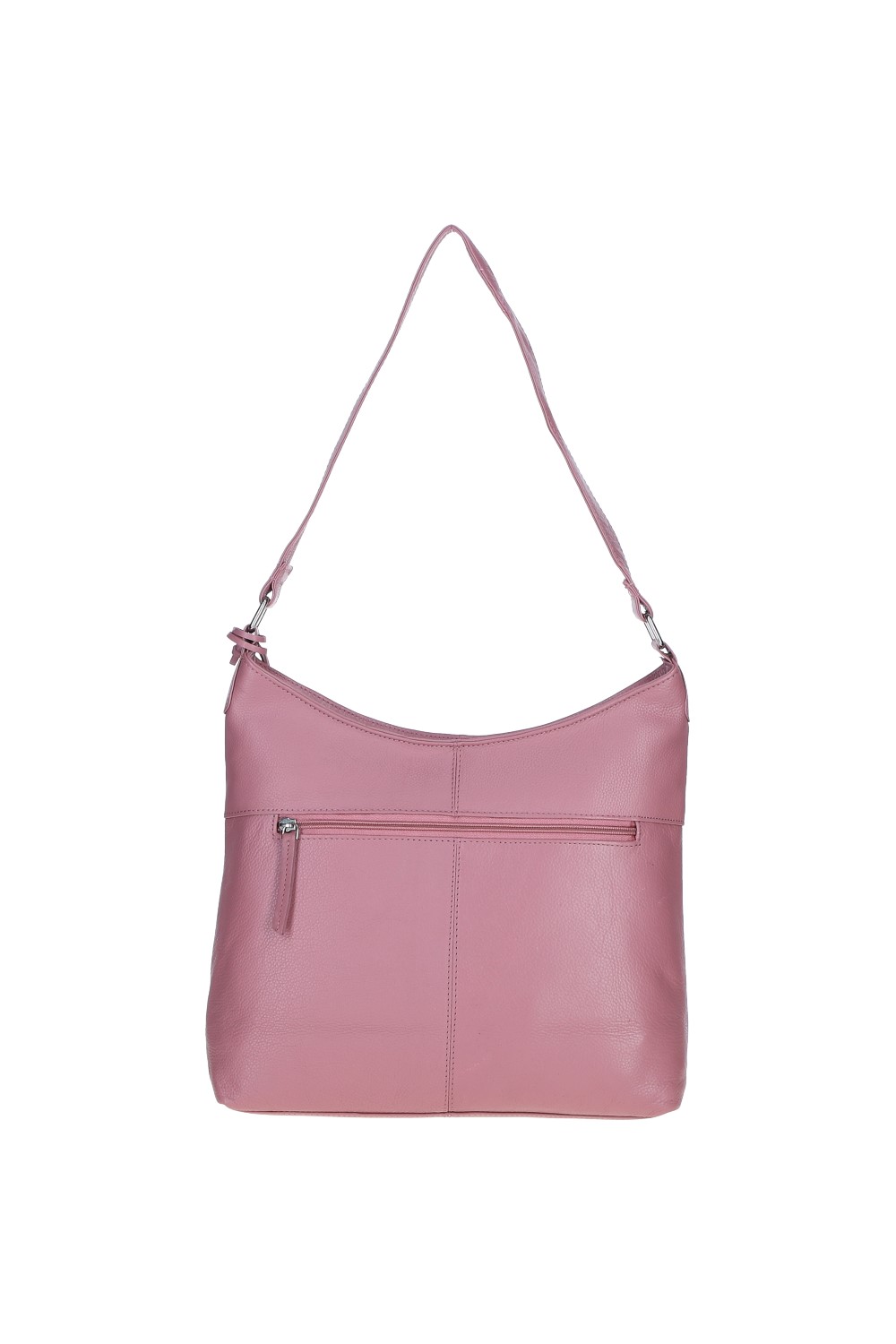 Pink Ashwood Leather Pink 'Antrim' Chic Real Leather Shoulder Bag, Image 3 of 4