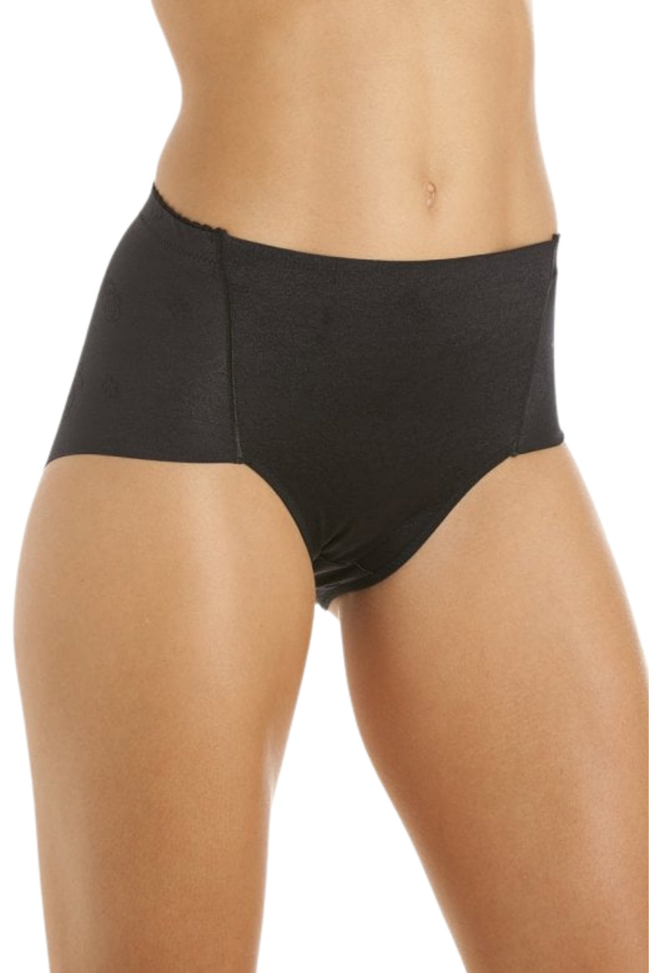 Black 2 Pack High Waist Control Briefs, Image 1 of 3