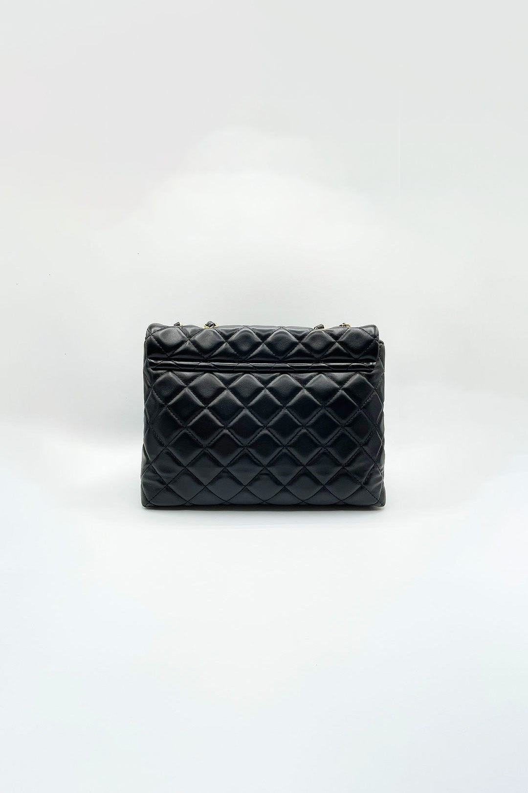 Black Luxury Quilted Shoulder Handbag, Image 4 of 4