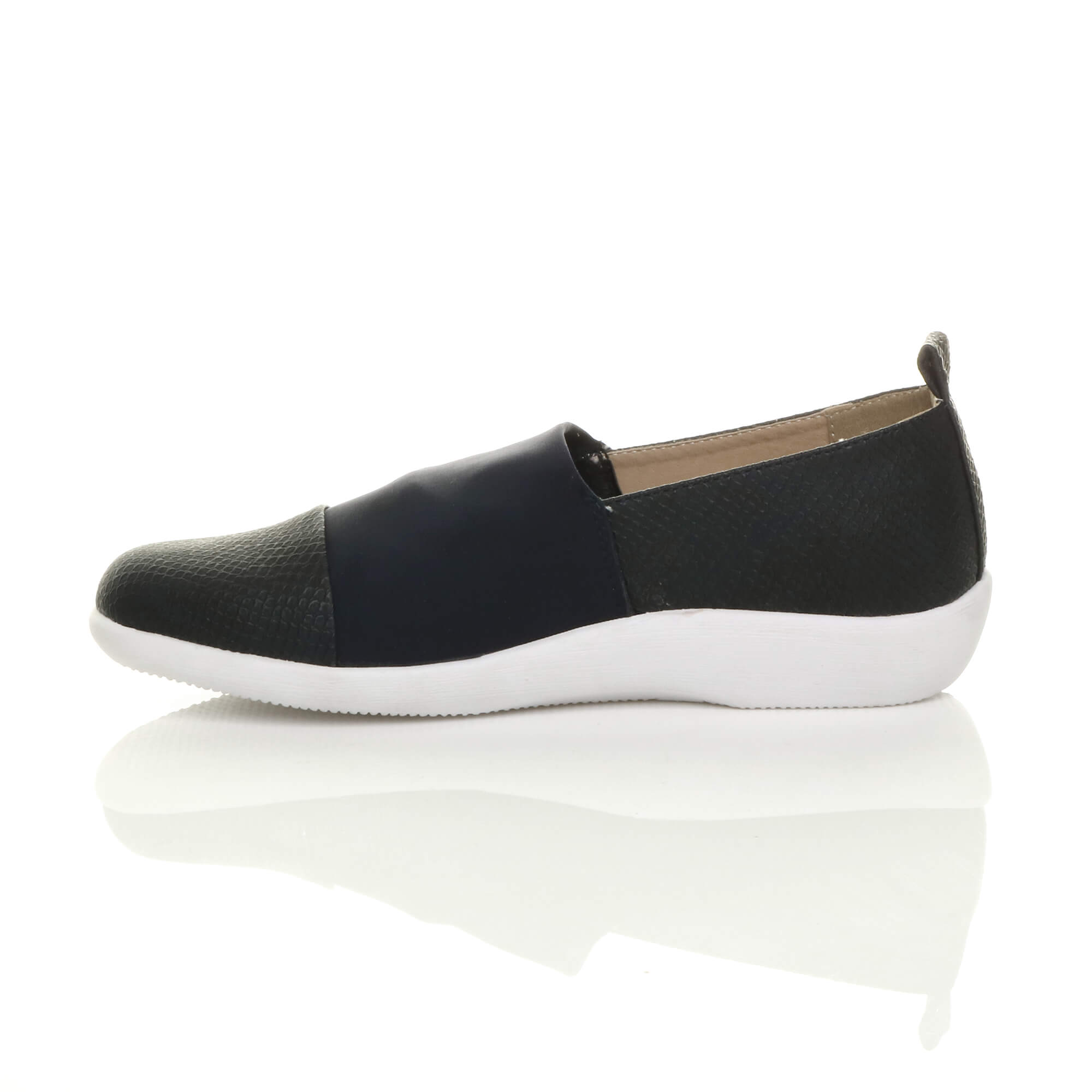 Navy Blue AJVANI Navy Blue Padded Comfort Casual Shoes, Image 3 of 5