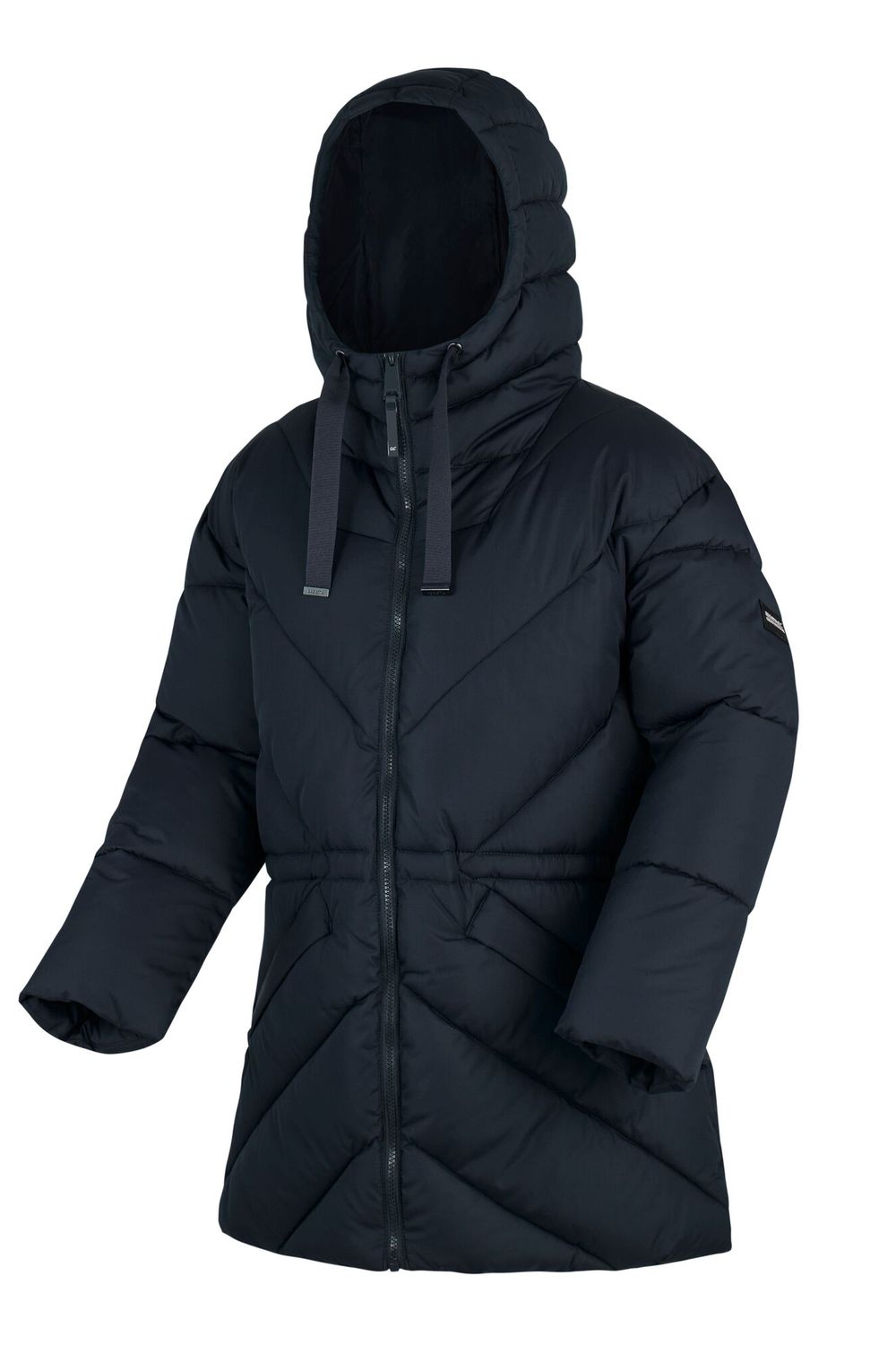 Navy Rusey Quilted Padded Jacket, Image 3 of 5