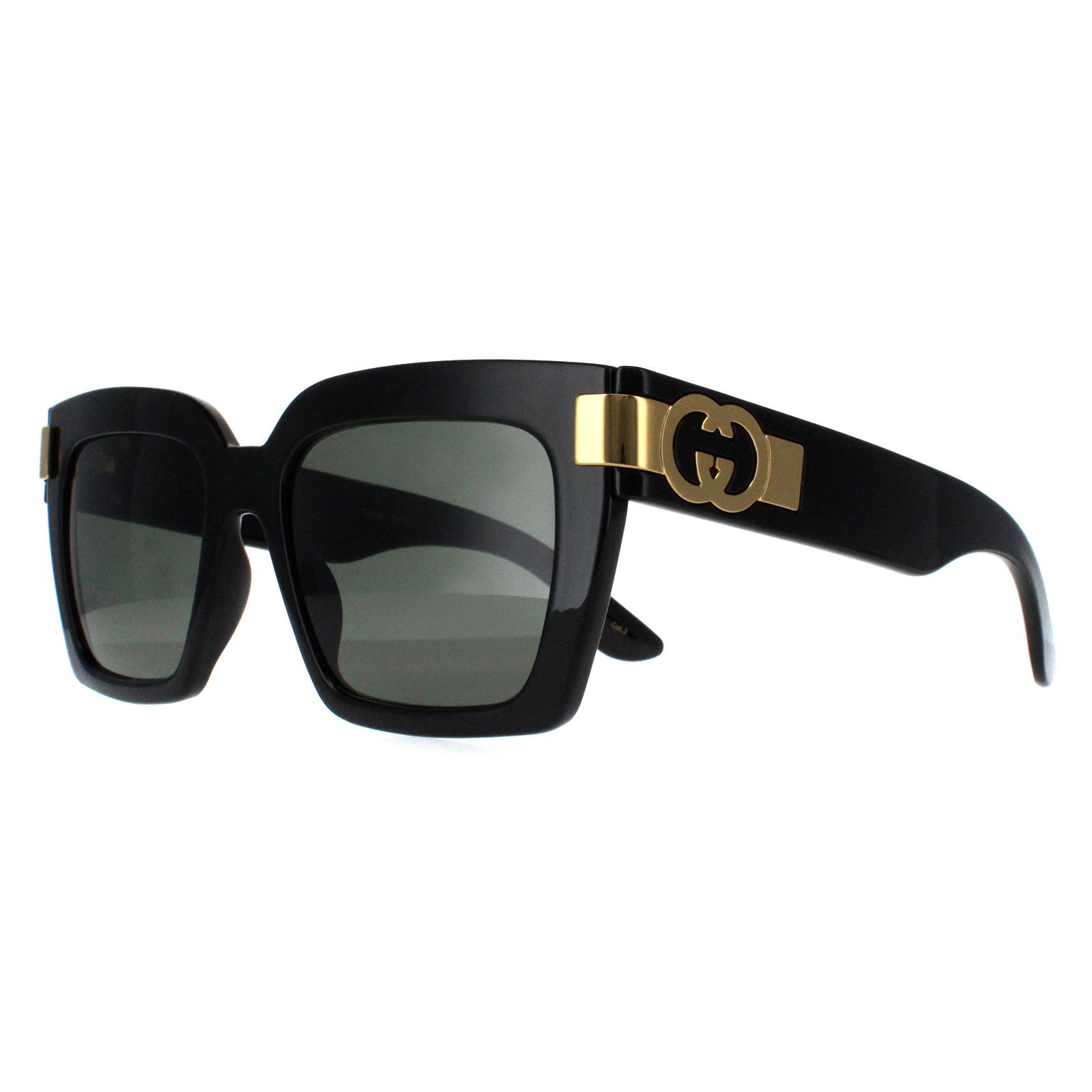 Black Square Black with Gold Grey GG1689S, Image 2 of 6