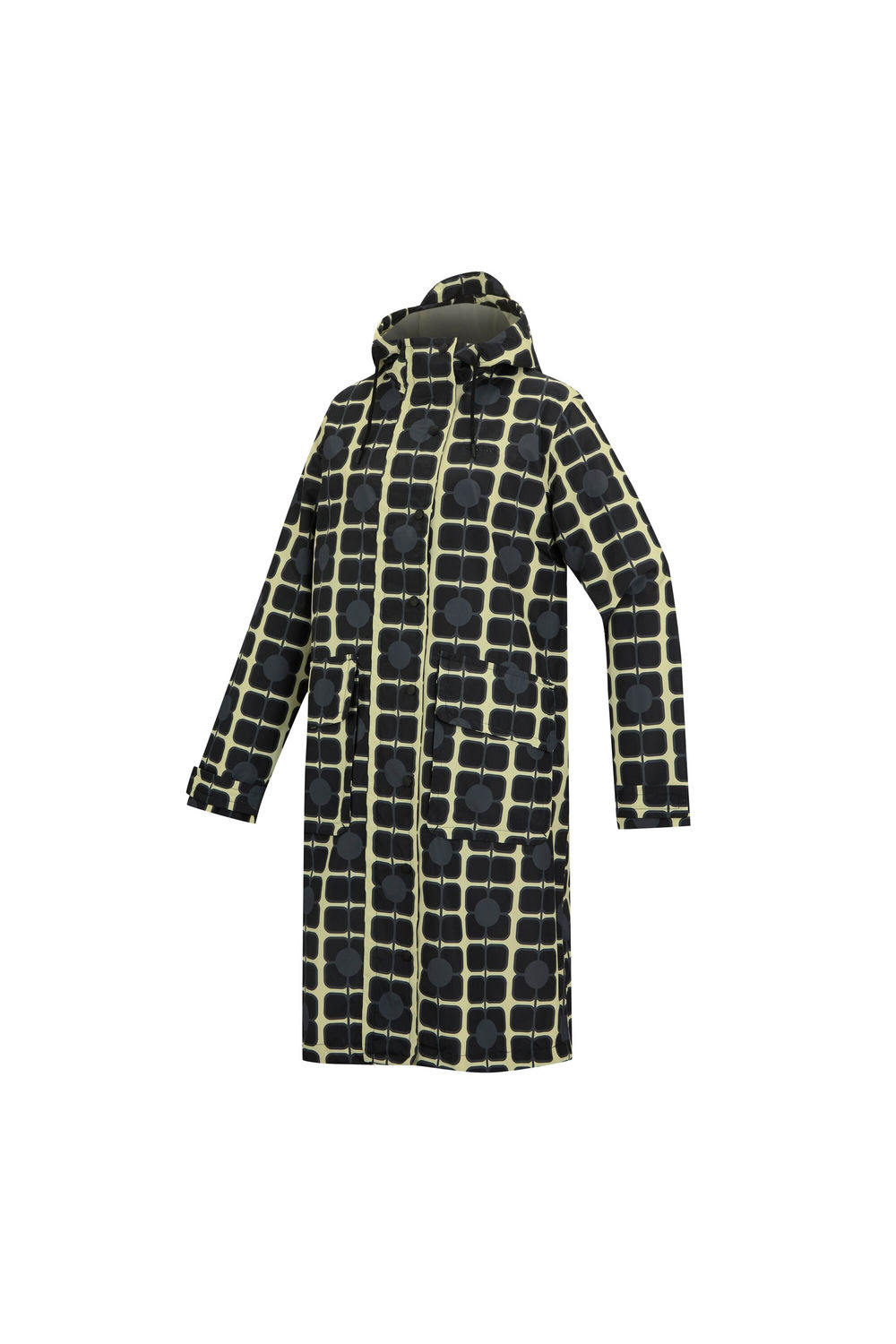 Multi Orla Kiely Poppy Long Jacket, Image 4 of 5