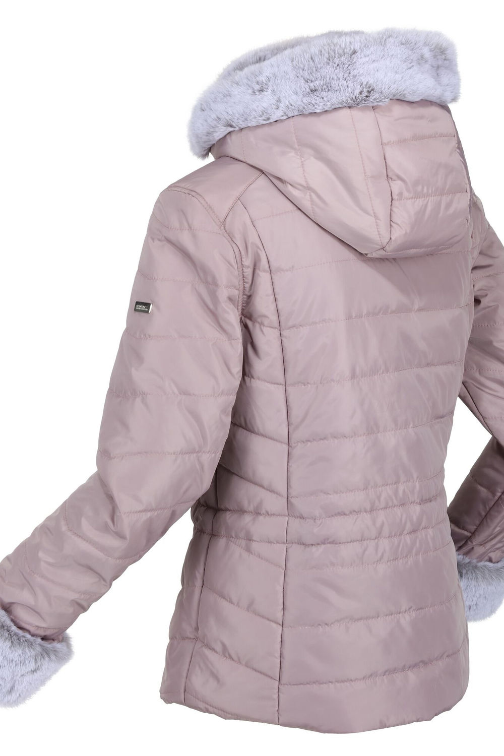 Lilac Willabella Faux Fur Trim Jacket, Image 4 of 4