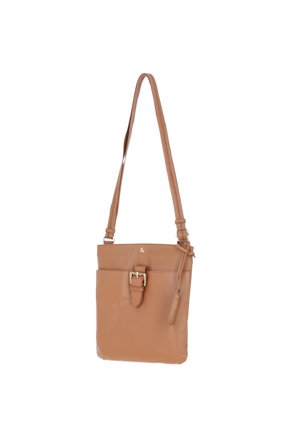 Camel 'Bella' Real Leather Crossbody Bag, Image 2 of 4