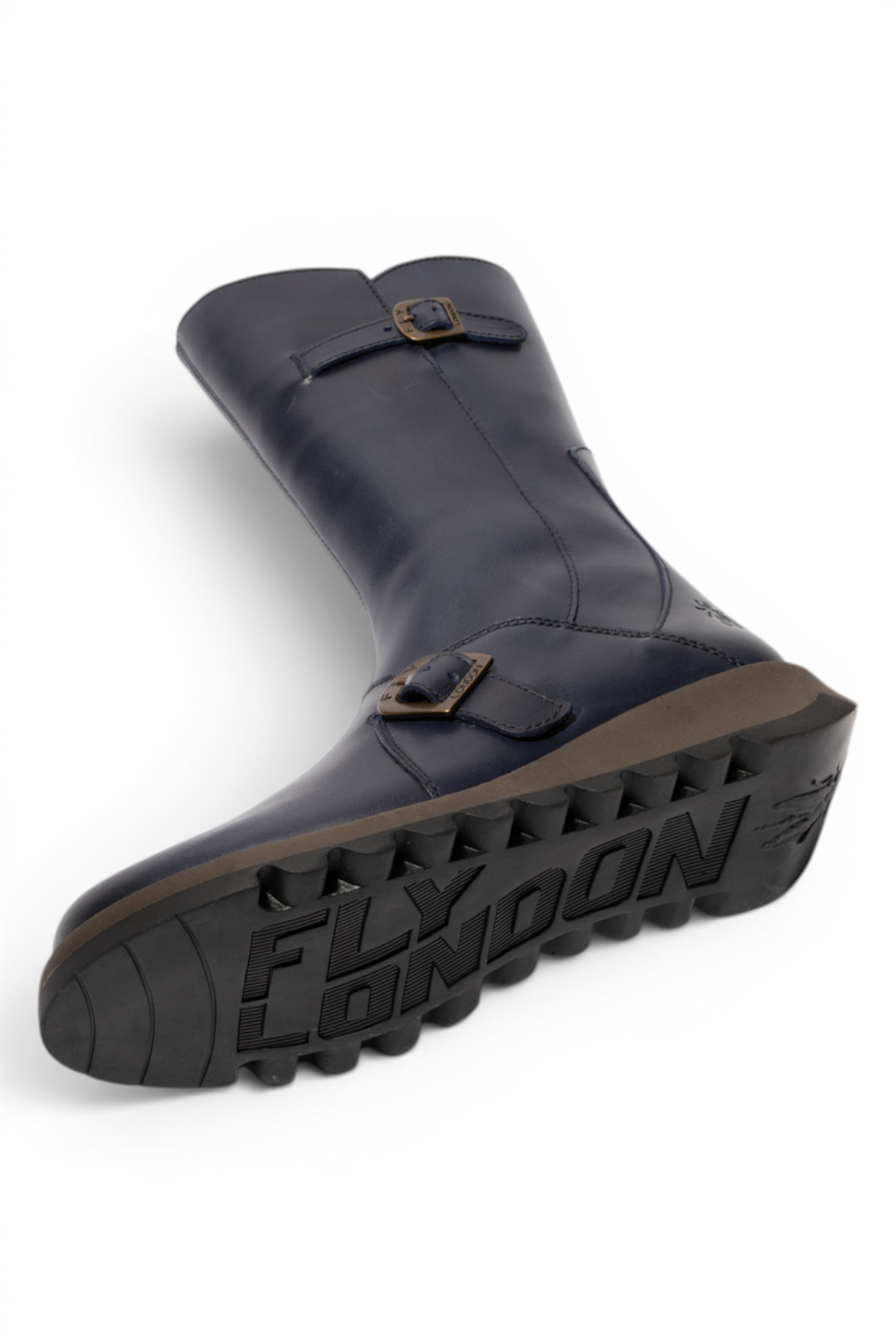 Blue Womens MES 2 Calf Leather Zip Boots, Image 5 of 5