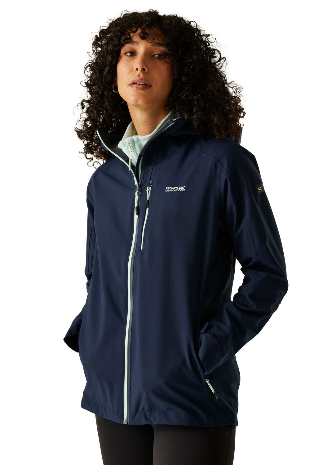 Navy Birchdale II Waterproof Jacket, Image 4 of 4