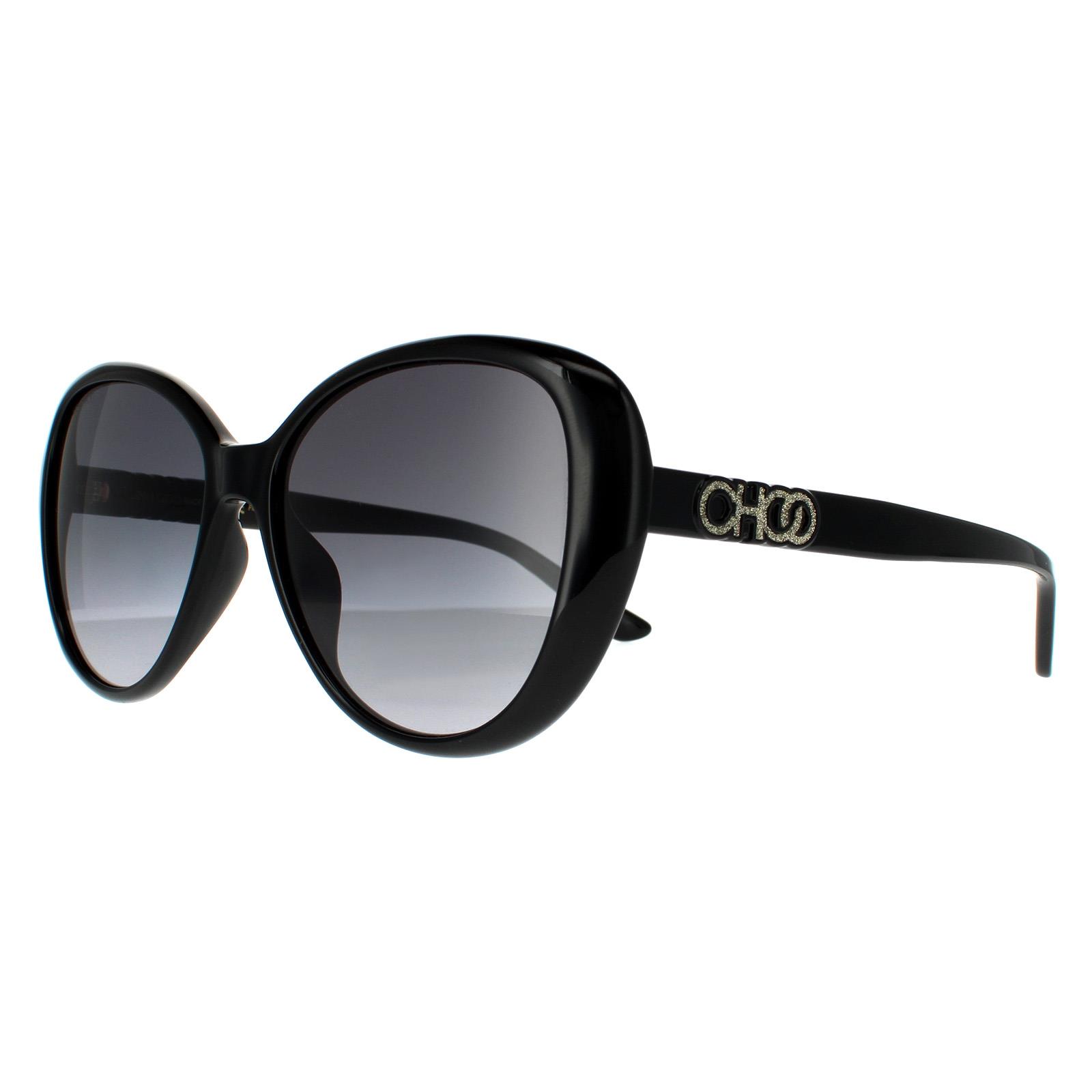 Black Fashion Black Dark Grey Gradient Sunglasses, Image 2 of 6