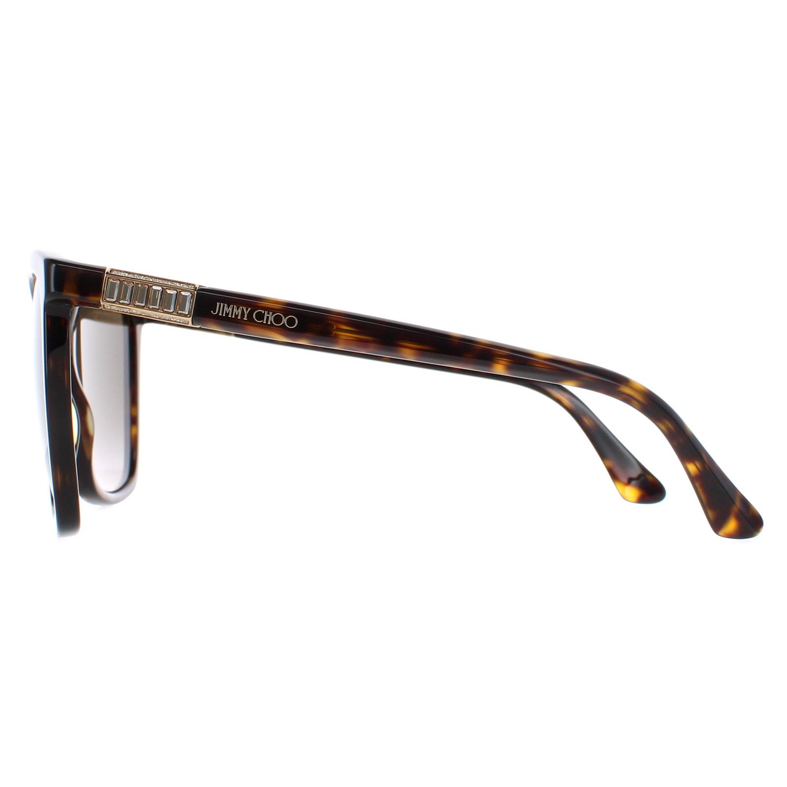 Brown Jimmy Choo Brown Square Havana Brown Gradient ALI/S, Image 3 of 6