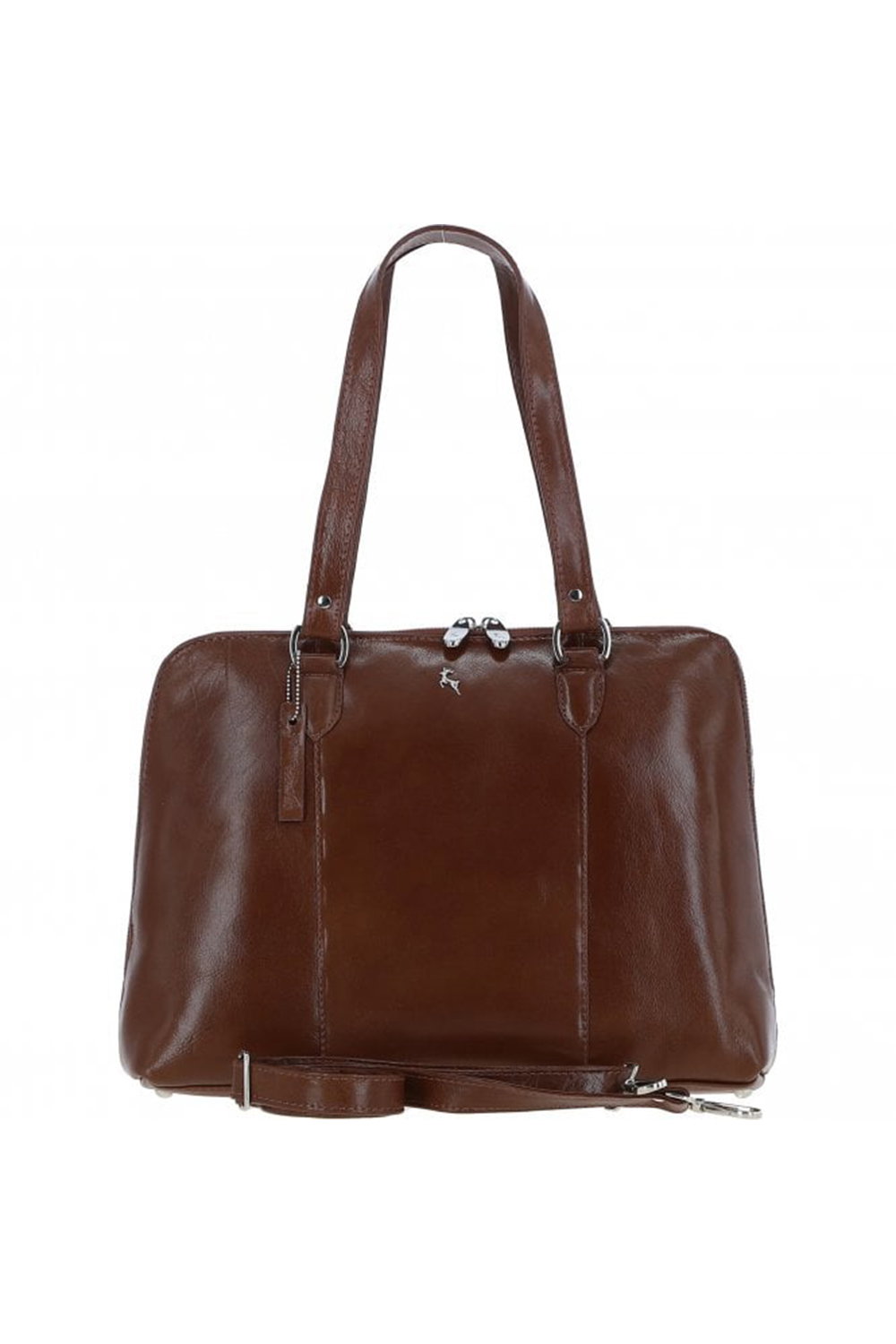 Tan 'Riviera Chic' Real Leather Bag, Image 1 of 3