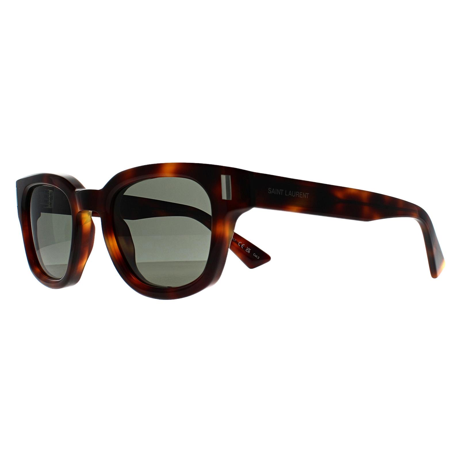 Brown Saint Laurent Brown Square Havana Grey SL 838, Image 2 of 3