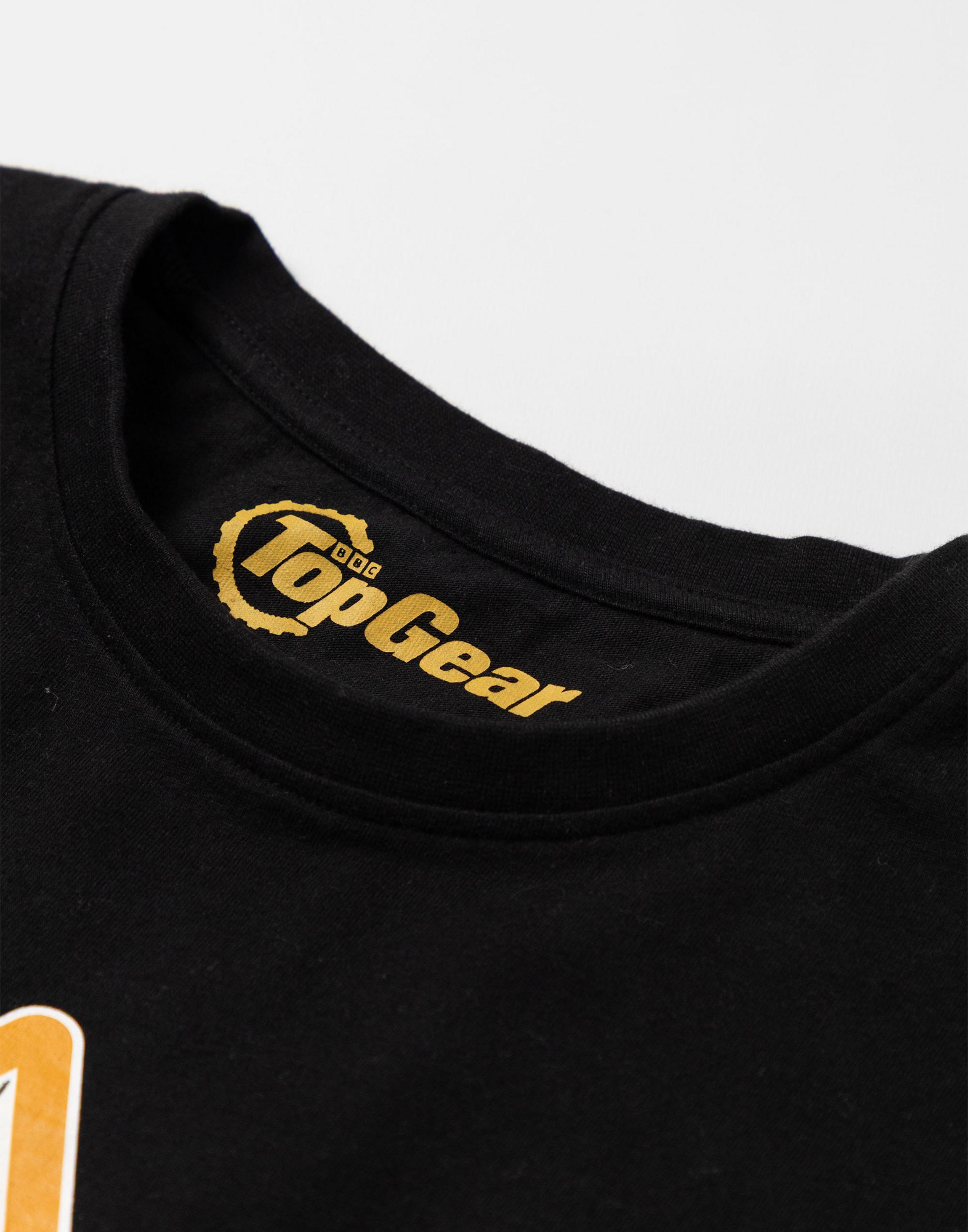 Black Top Gear Logo T-Shirt, Image 3 of 6