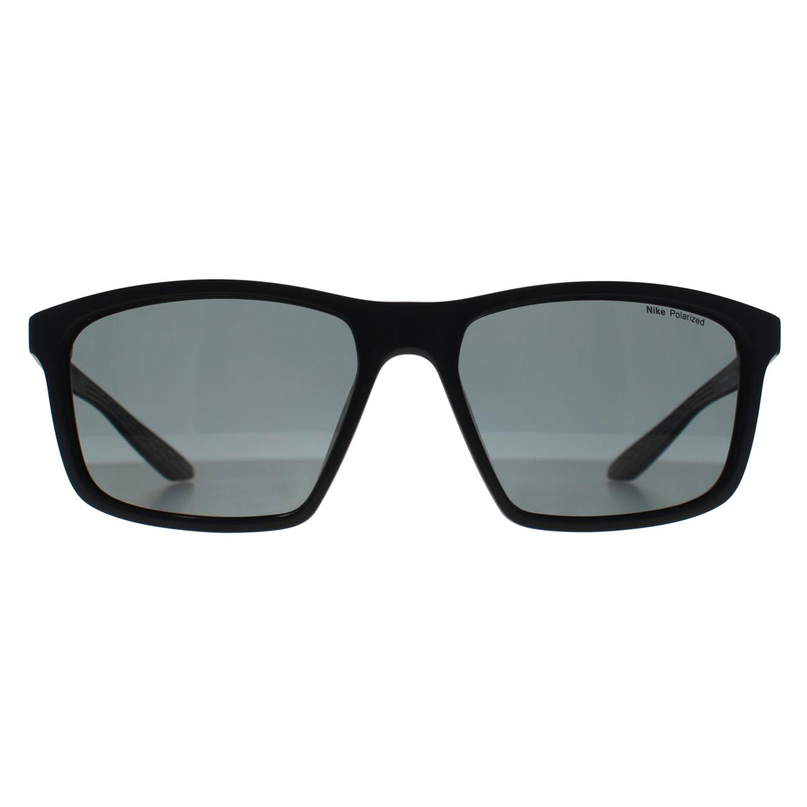 Black Rectangle Matte Black Dark Grey Polarized Valiant P FJ2001, Image 1 of 3