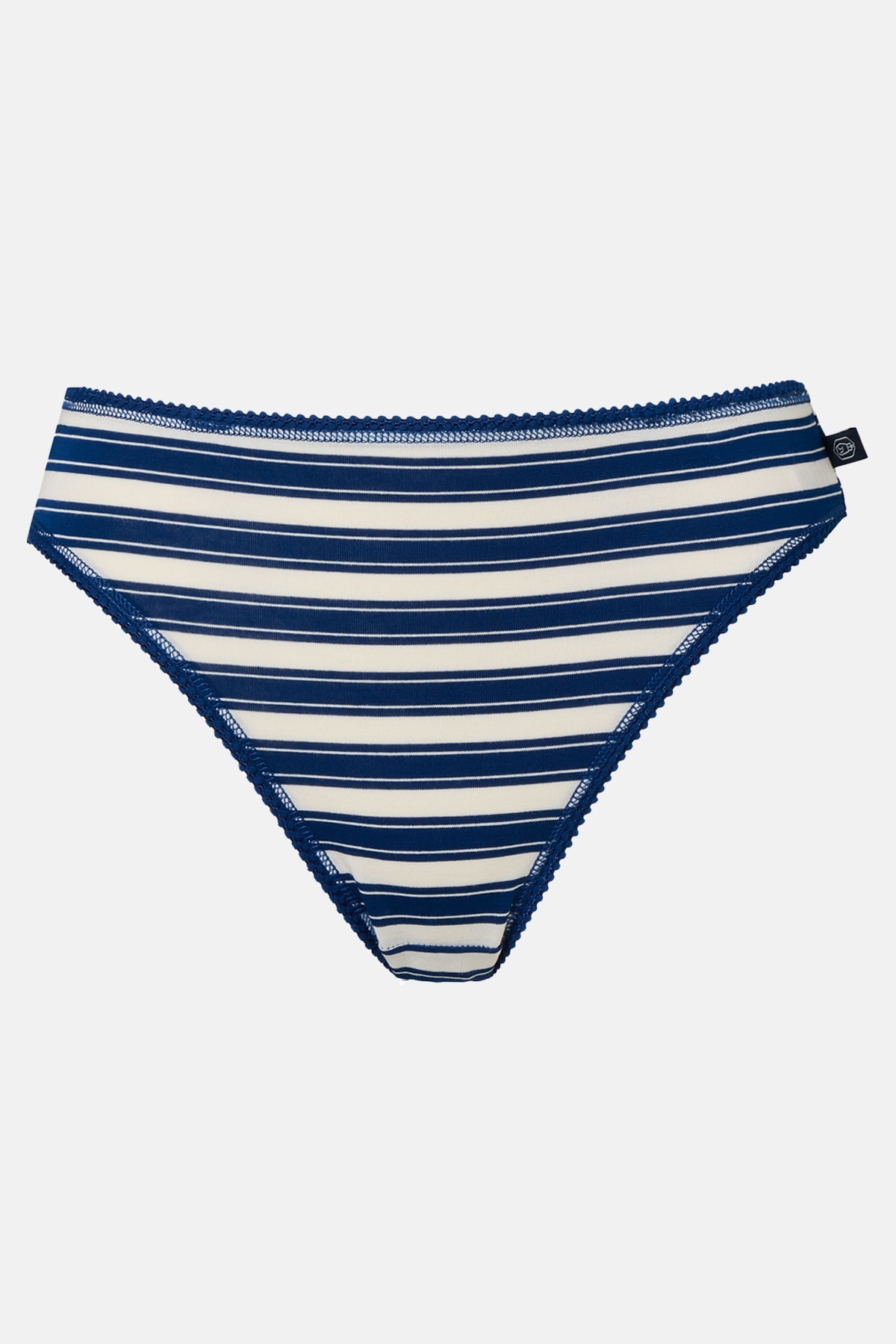 Multi British Boxers Multi Pack of Four "On the Pier" Bamboo High Leg Knickers, Image 8 of 8