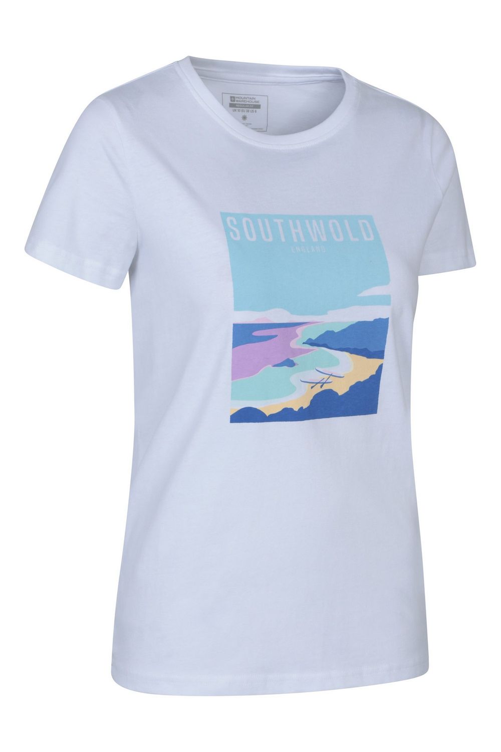 White Southwold Short Sleeved TShirt, Image 3 of 4