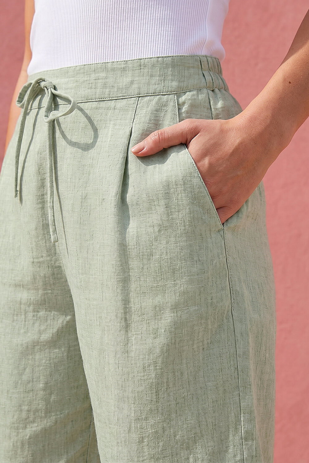 Green Textured Bermuda Short, Image 5 of 5