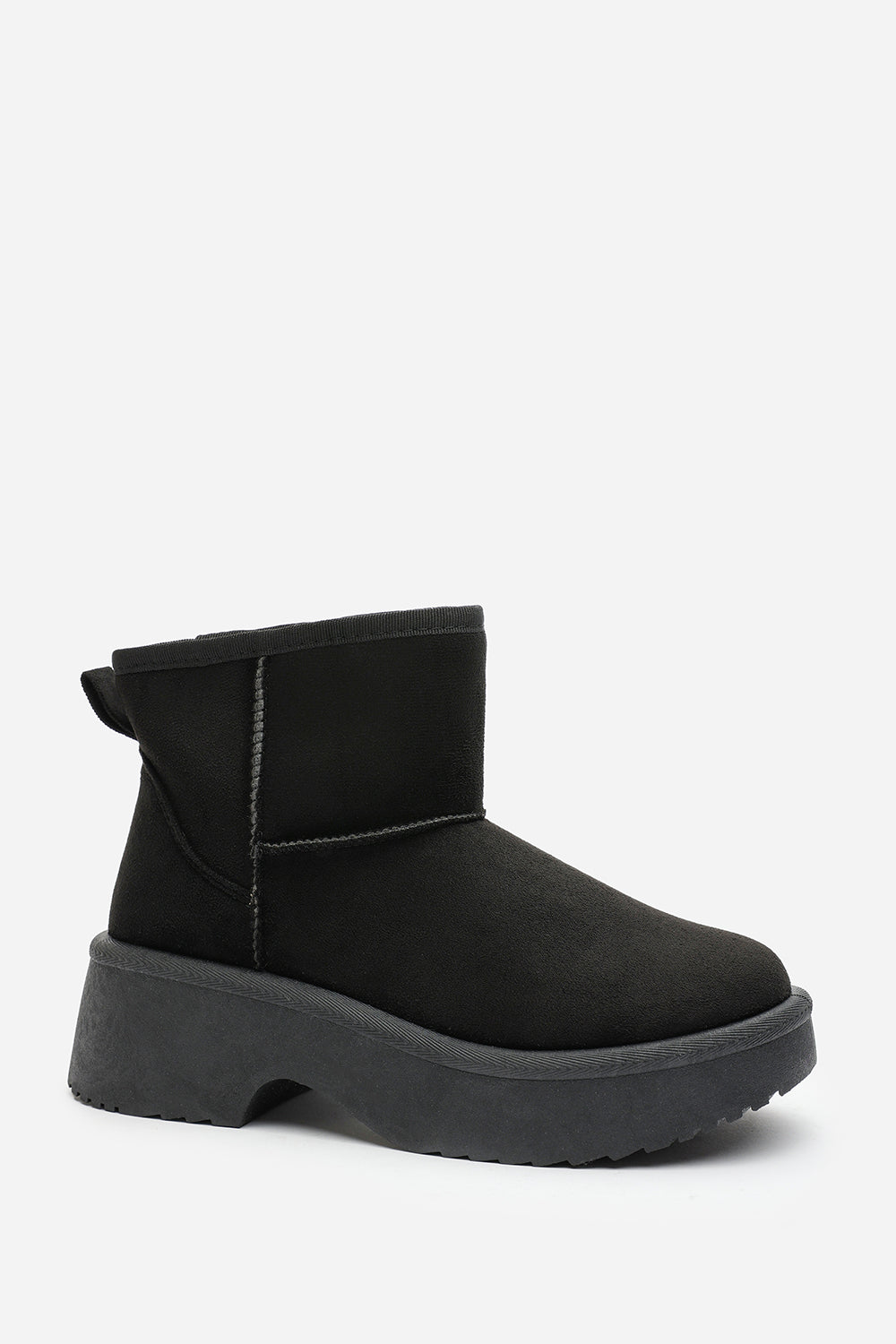 Black 'Esme' Platform Ankle Boots, Image 3 of 7