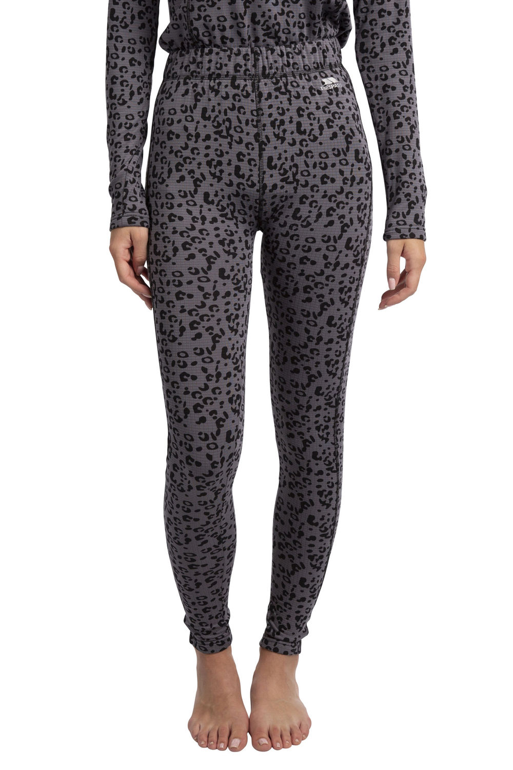 Dark Grey Trespass Dark Grey Minstrel Base Layer Bottoms, Image 4 of 5