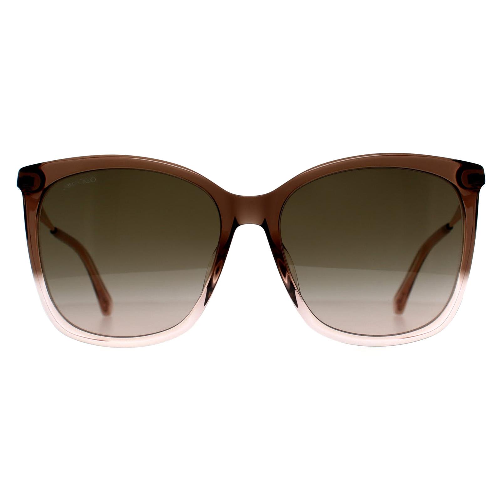 Brown Jimmy Choo Brown Square Brown Nude Brown Gradient NEREA/G/S, Image 1 of 3