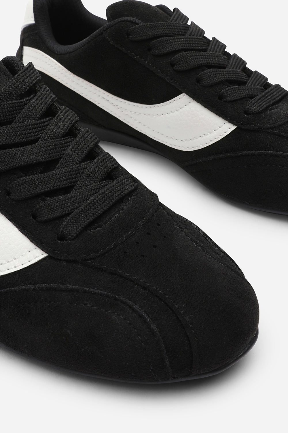 Black 'Venice' Low-Top Lace Up Trainer, Image 5 of 8