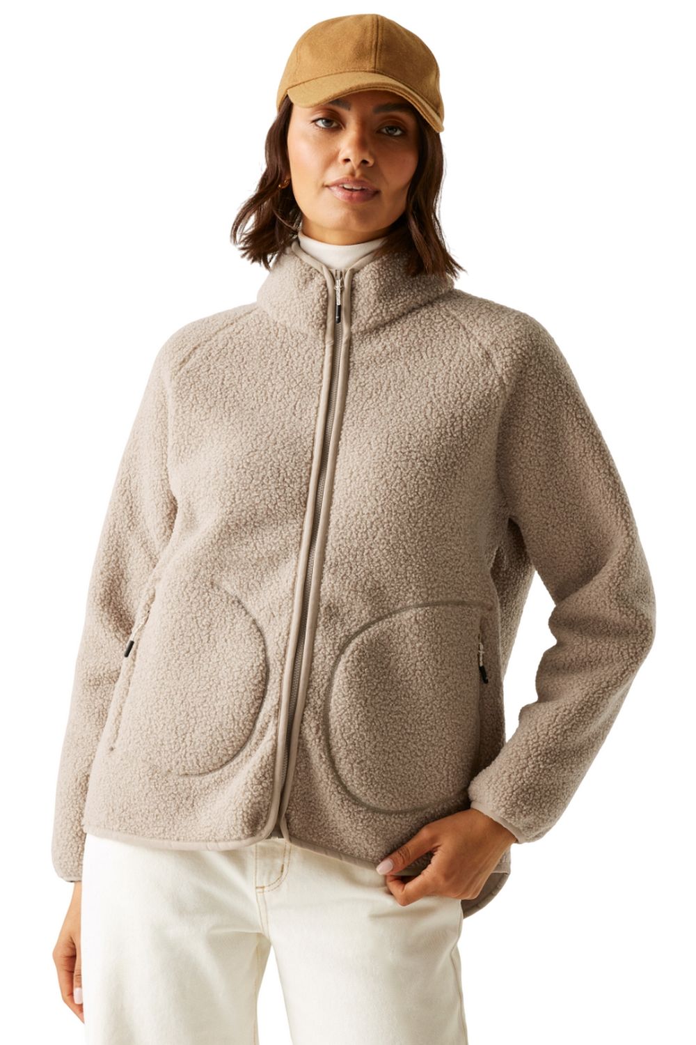 Frankie Borg Full Zip Fleece Jacket, Image 4 of 5