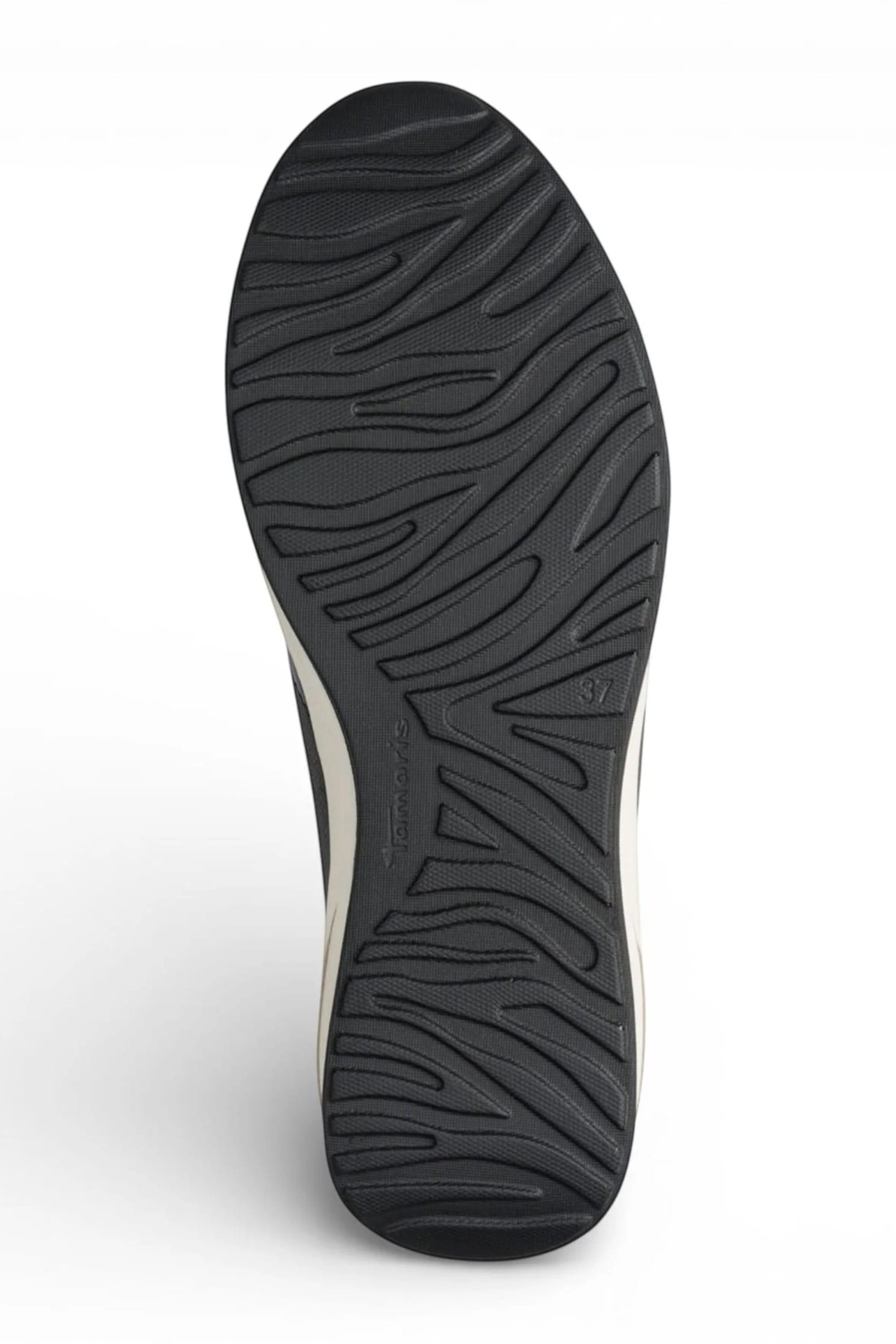 Black Tamaris Black Tamaris Black Gold Platform Sneakers, Image 4 of 7