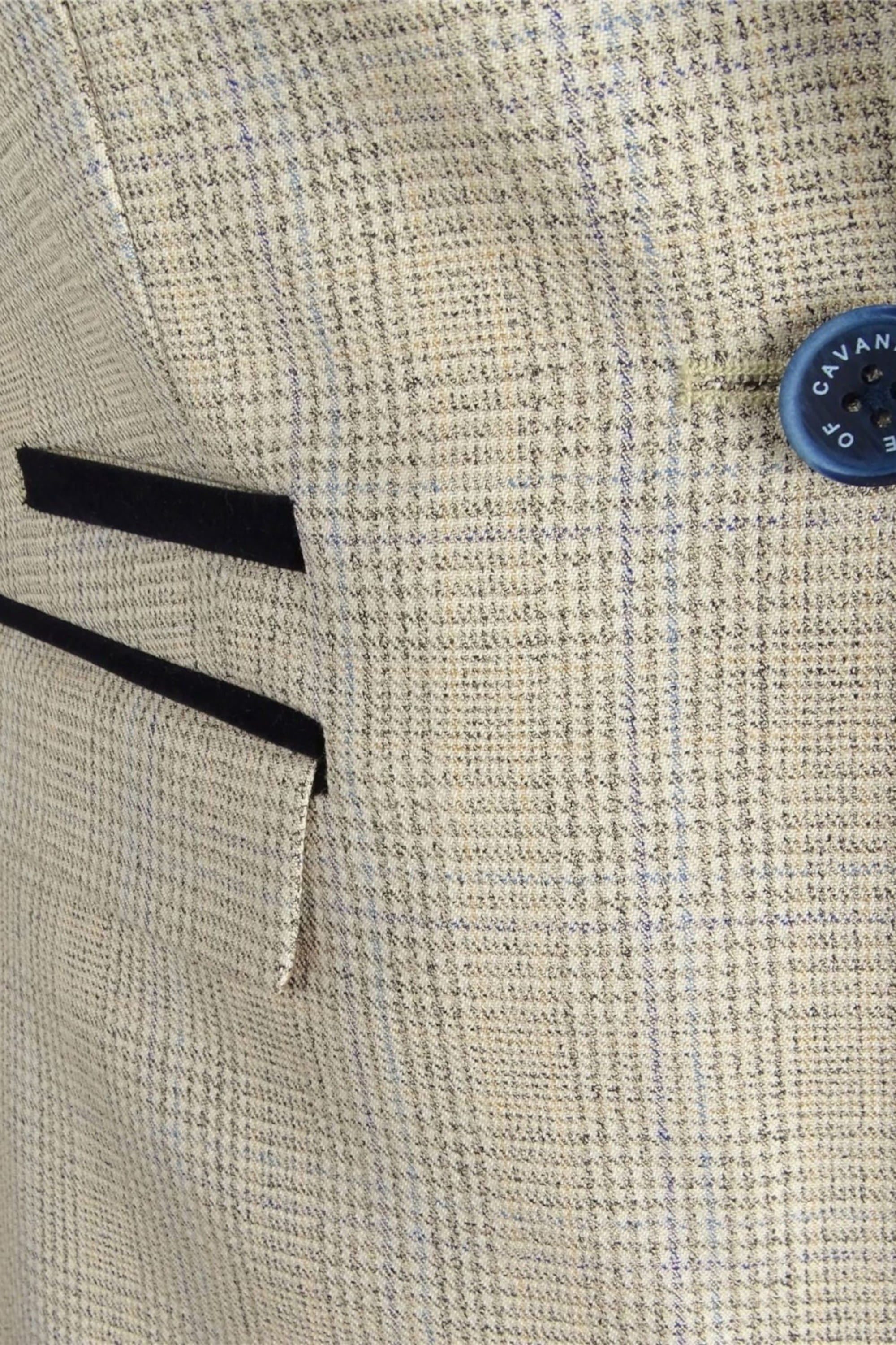 Cream Women's Tweed Cream Jacket Peaky Blinders, Image 5 of 6