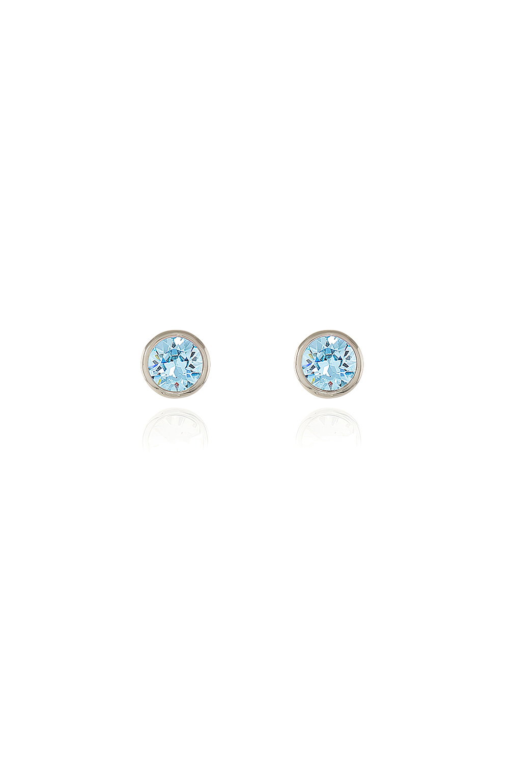 Aquamarine Cachet London Thisbe Silver Aquamarine Earrings, Image 1 of 2