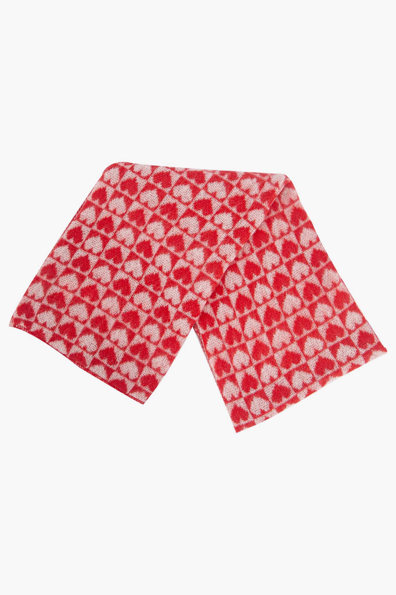 Red Heart Checkerboard Heavyweight Winter Scarf, Image 4 of 4