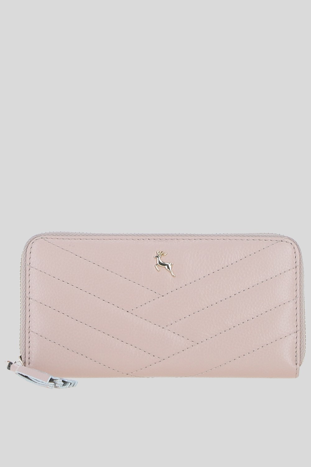 Beige 'Seraphina' Real Leather Purse with RFID-Protection, Image 1 of 4