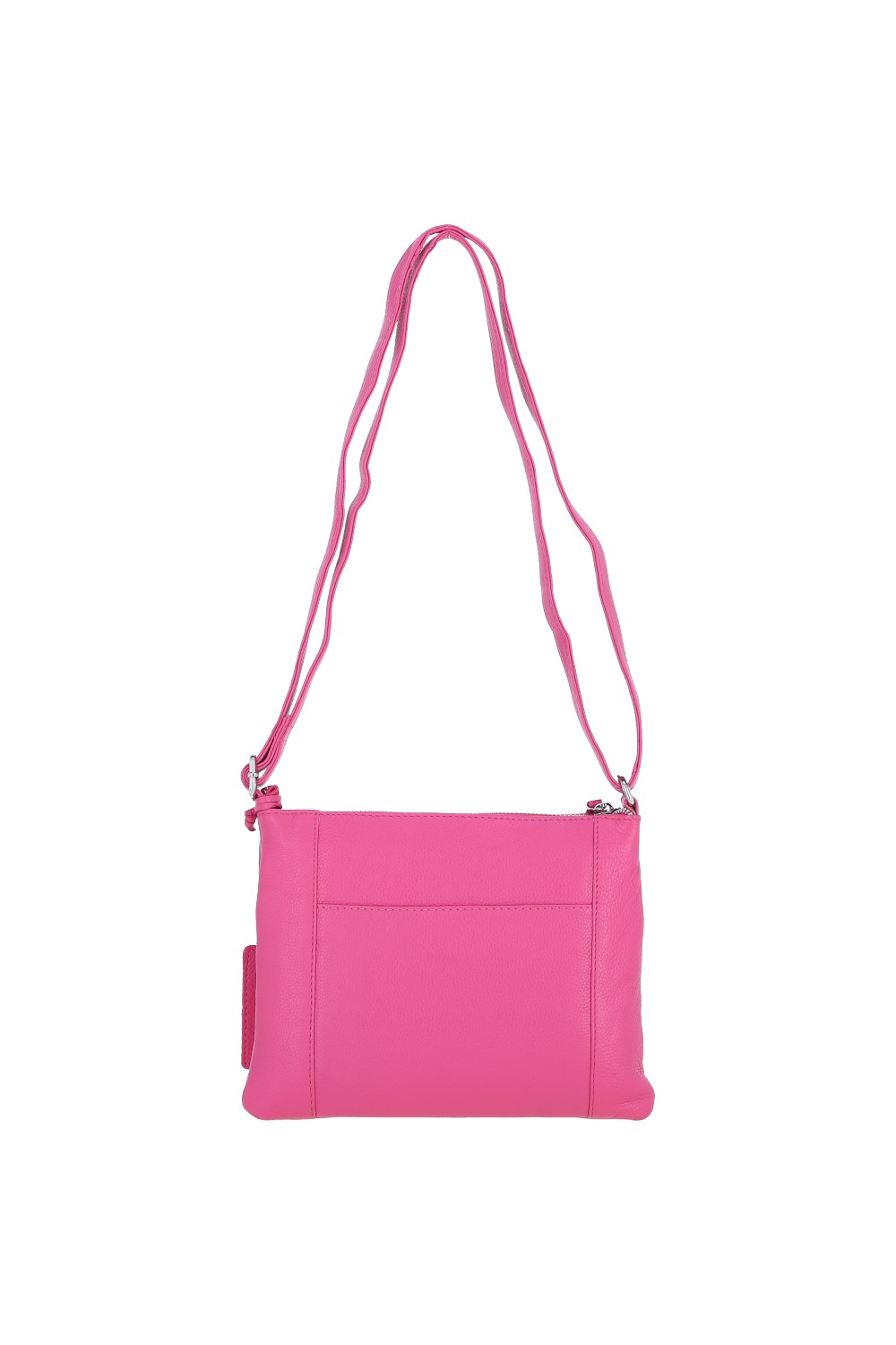 Pink 'Ayr' Real Leather Crossbody Bag, Image 4 of 5