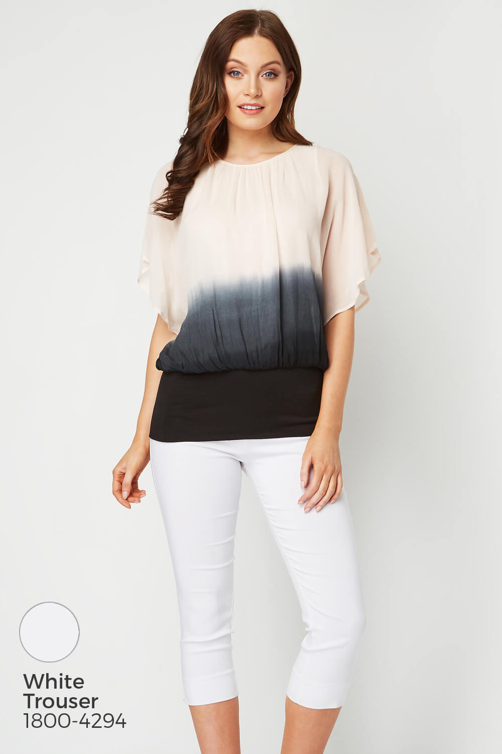 PINK Ombre Batwing Top, Image 7 of 8