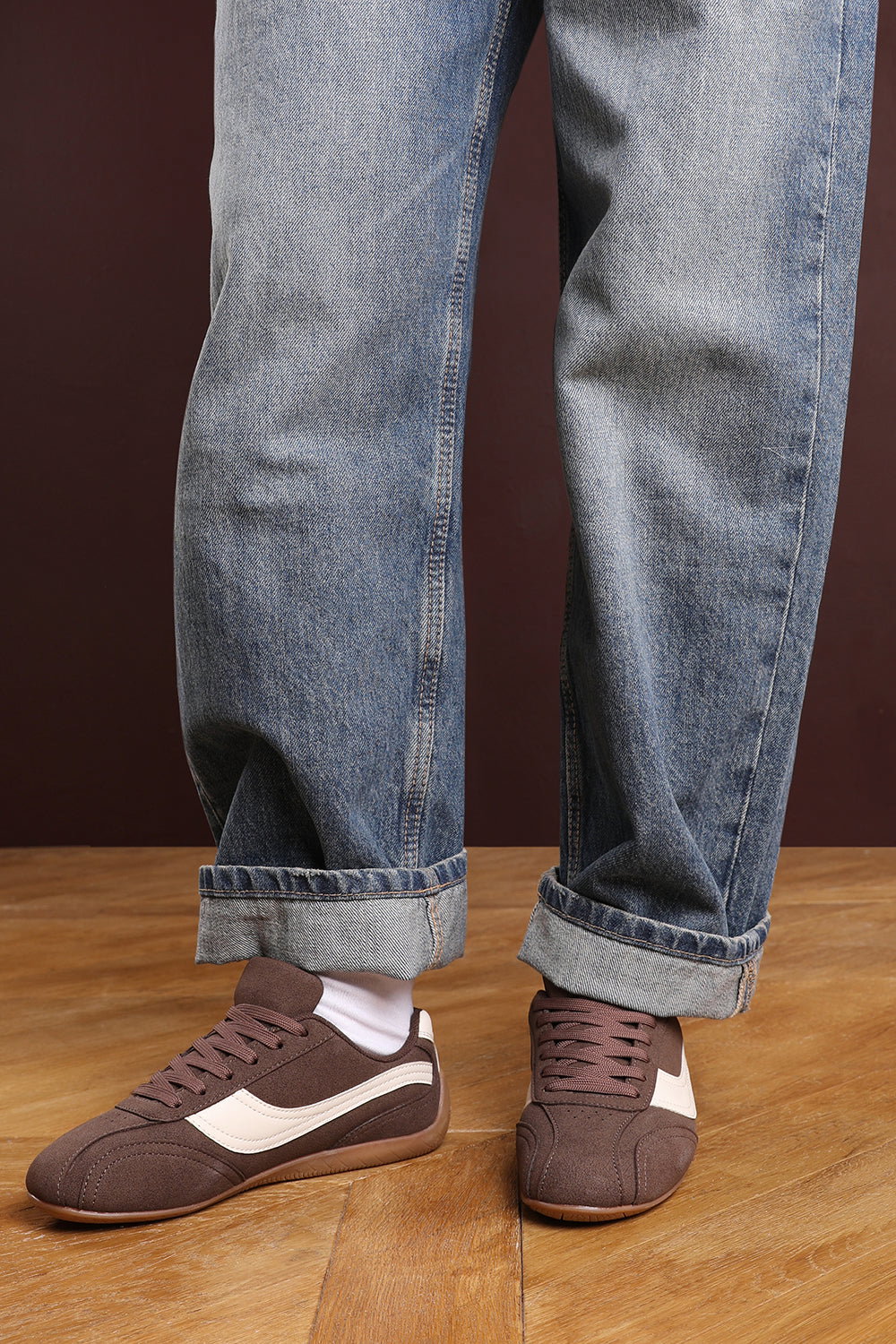 Brown 'Venice' Low-Top Lace Up Trainer, Image 8 of 8