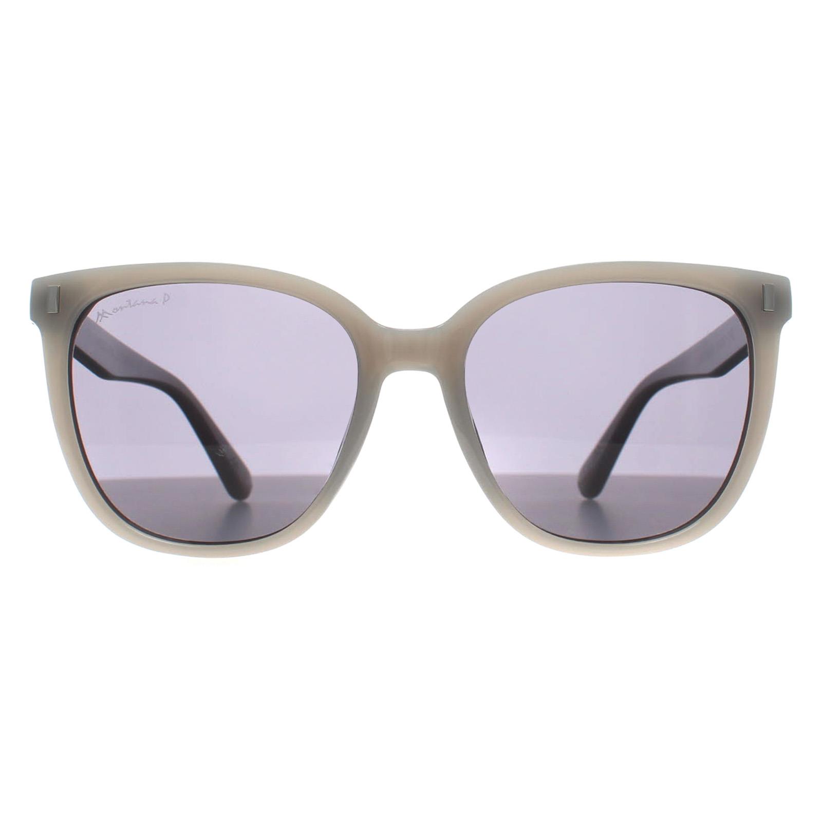 Grey Butterfly Shiny Grey Cream Smoke Polarized MP190, Image 1 of 4