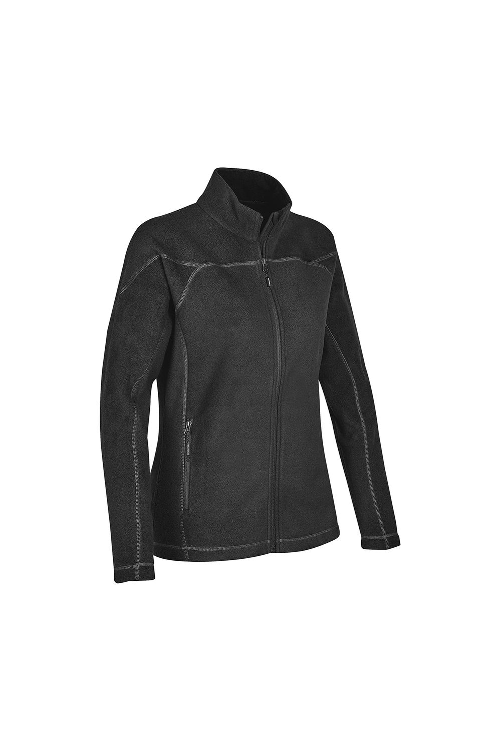 Black Reactor Fleece Shell Jacket, Image 3 of 3