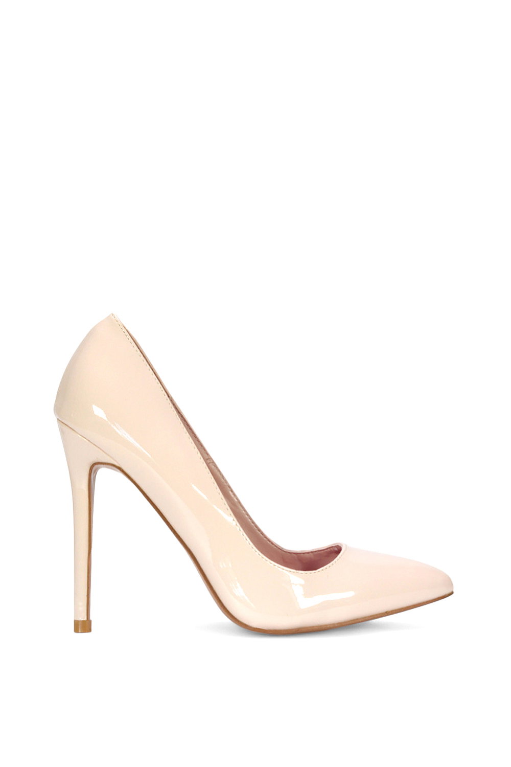 White 'Lu Lu' Pointed Toe Statement Stiletto High Heel Court Shoes
