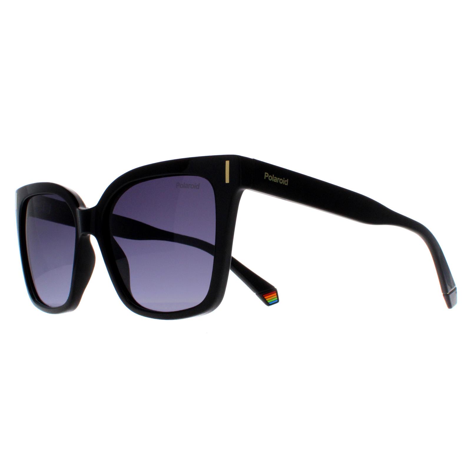 Black Cat Eye Black Grey Gradient Polarized PLD 6192/S, Image 2 of 4