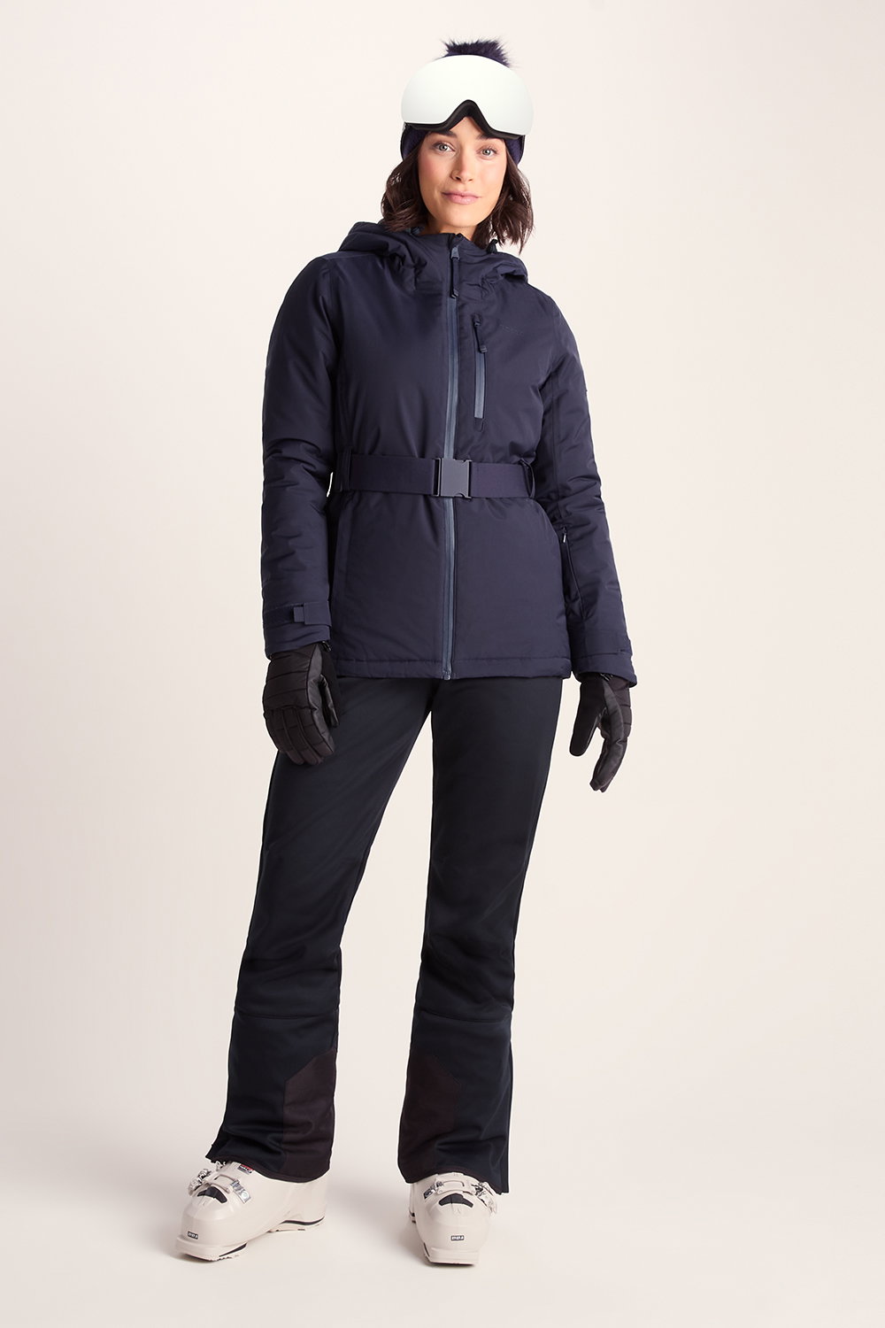 Blue Meribel Performance Waterproof Ski Jacket, Image 4 of 6
