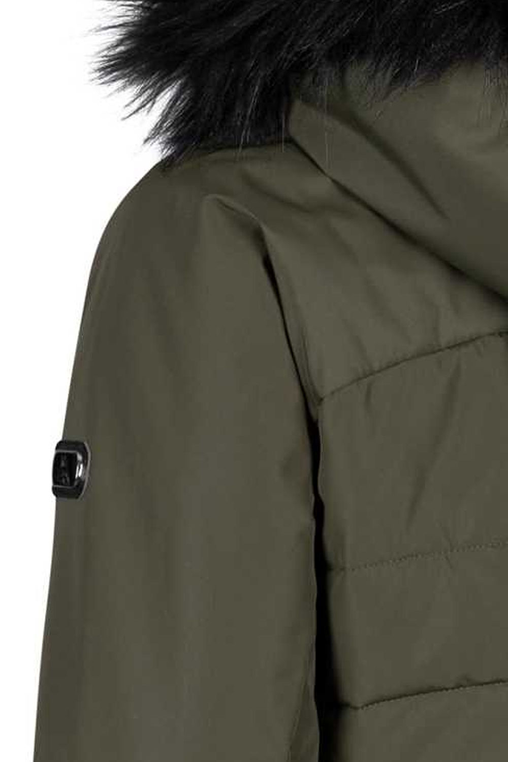 Dark Green Translate Padded Jacket, Image 4 of 4