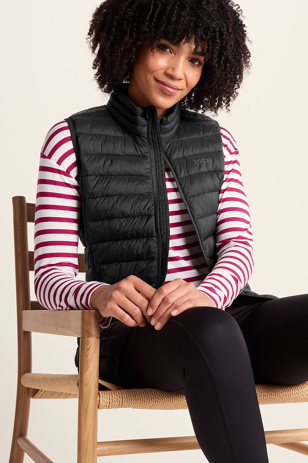 Black Gibson Insulated Padded Gilet, Image 2 of 5