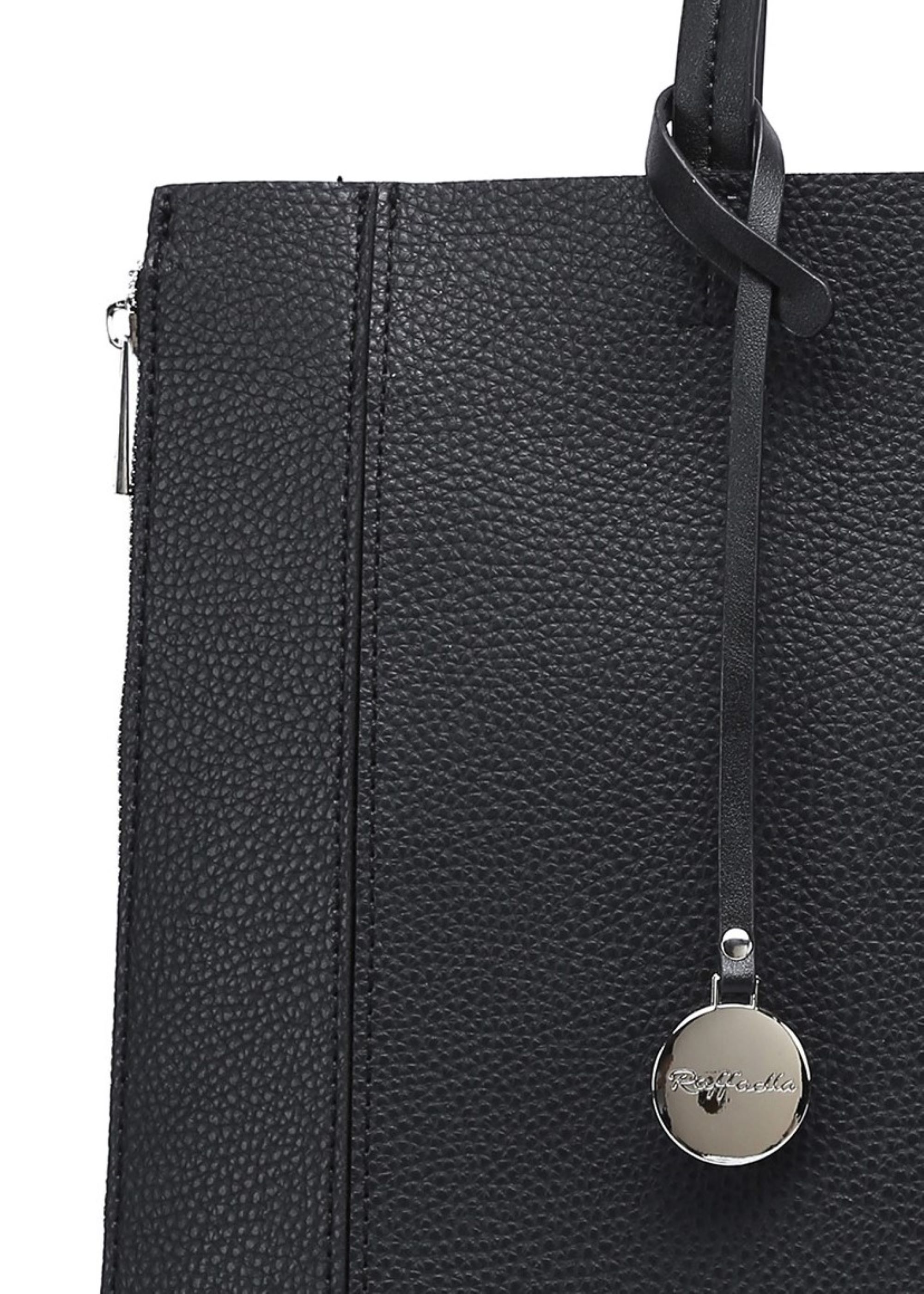 Black Raffaella Black Large Shopper Bag, Image 2 of 2