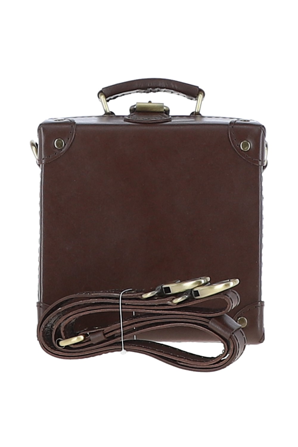 Brown Real Leather Trinket Box, Image 1 of 5