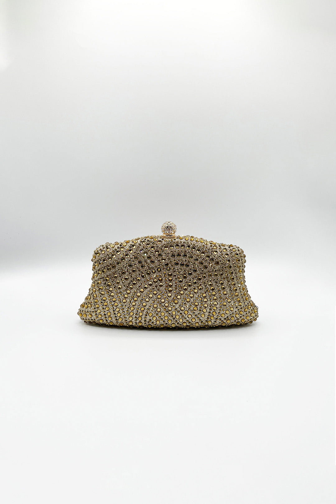 Gold Embellished Clutch Bag, Image 4 of 5
