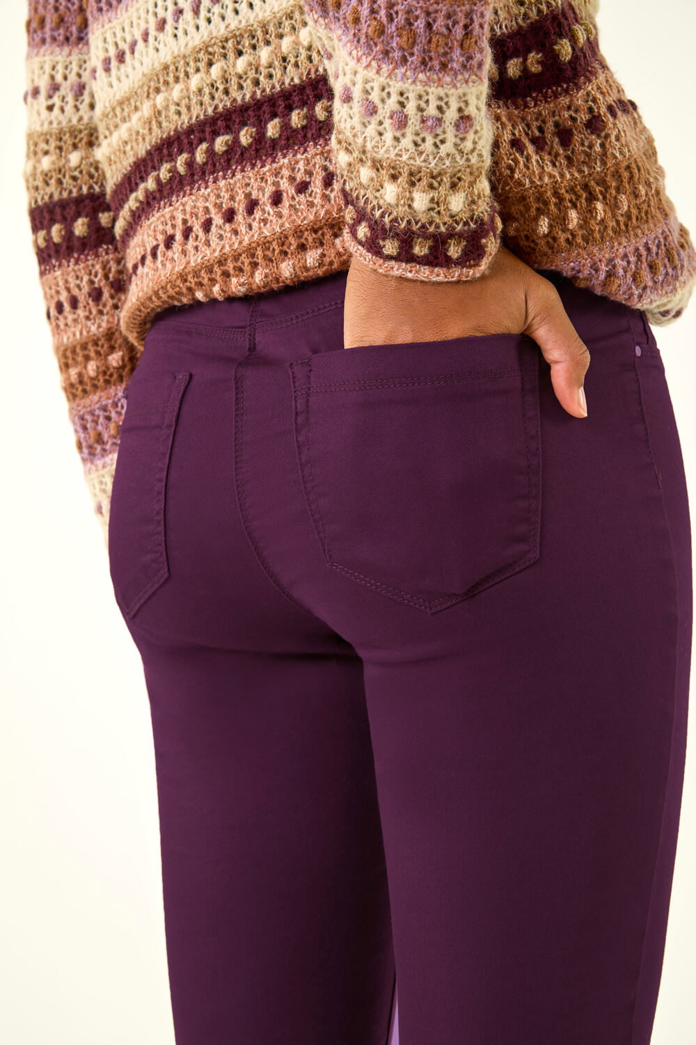 Plum 31'' Denim Stretch Jegging , Image 6 of 5