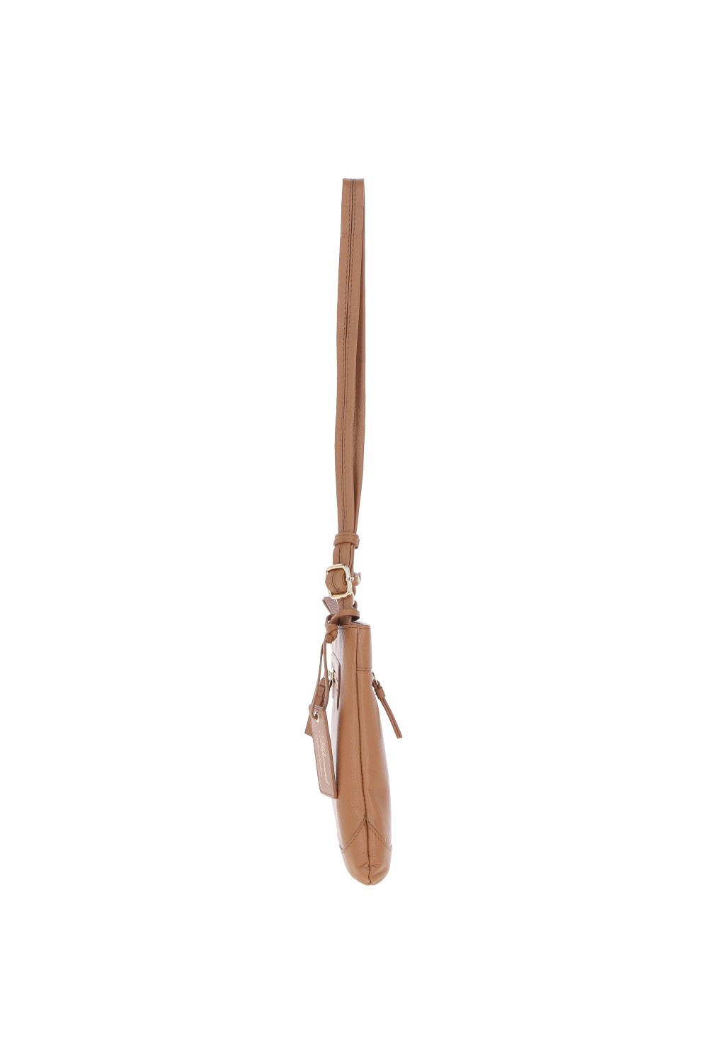Camel 'Bliss' Leather Cross Body Bag with Adjustable Strap, Image 3 of 4