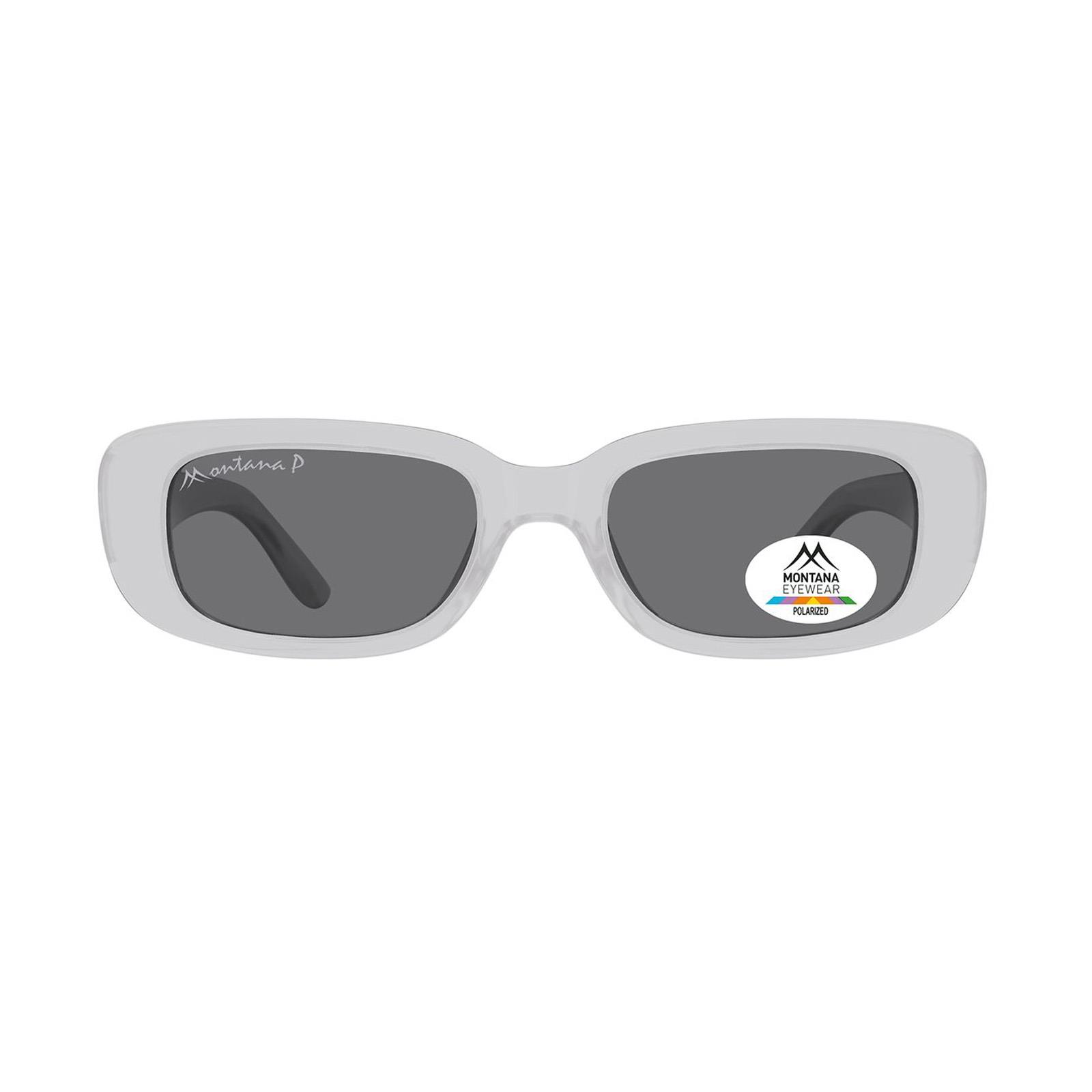 Grey Montana Grey Rectangle Light Transparent Grey Smoke Polarized MP65, Image 1 of 3