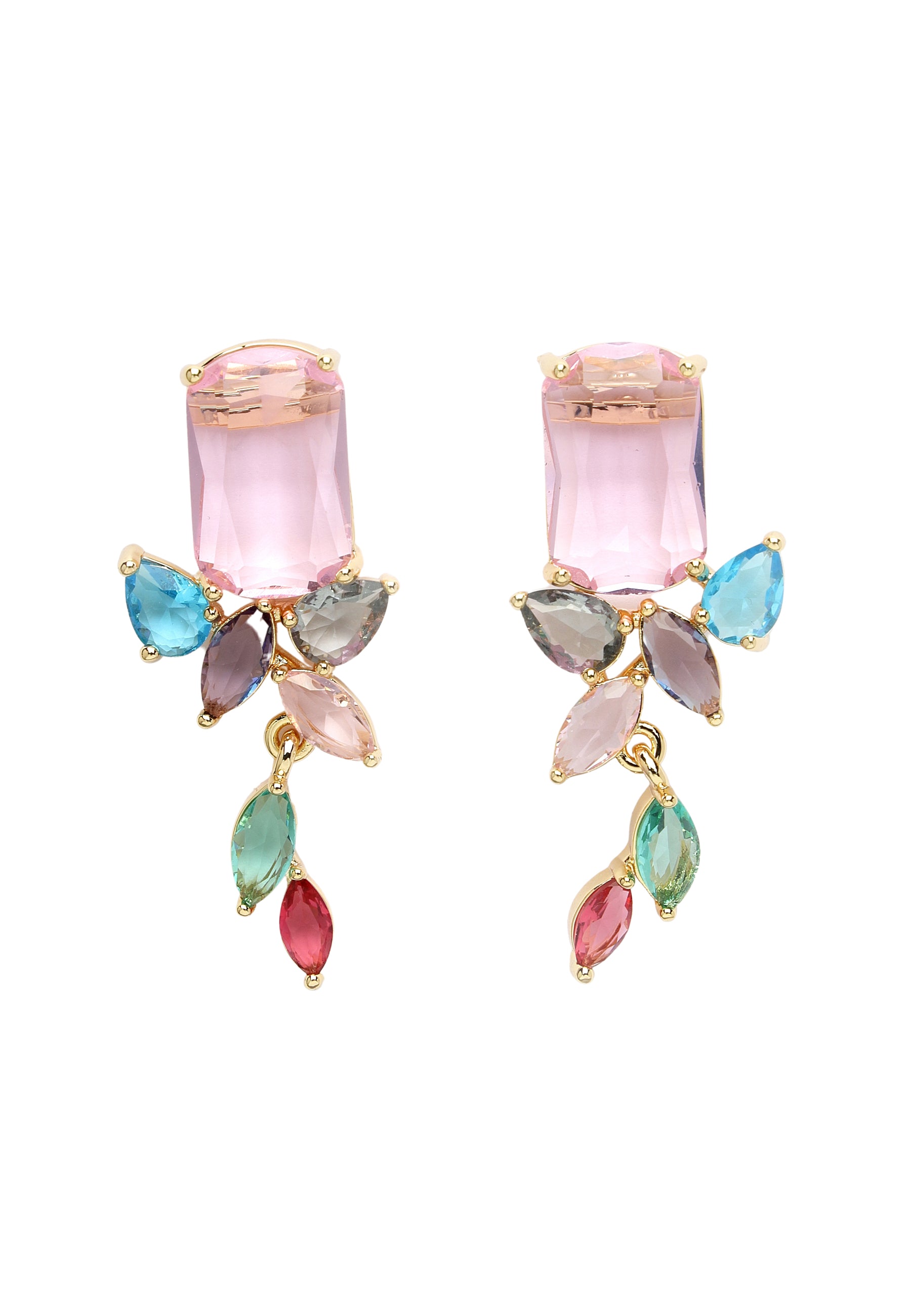 Pink Diva Collection Minimalist Petal Studs
