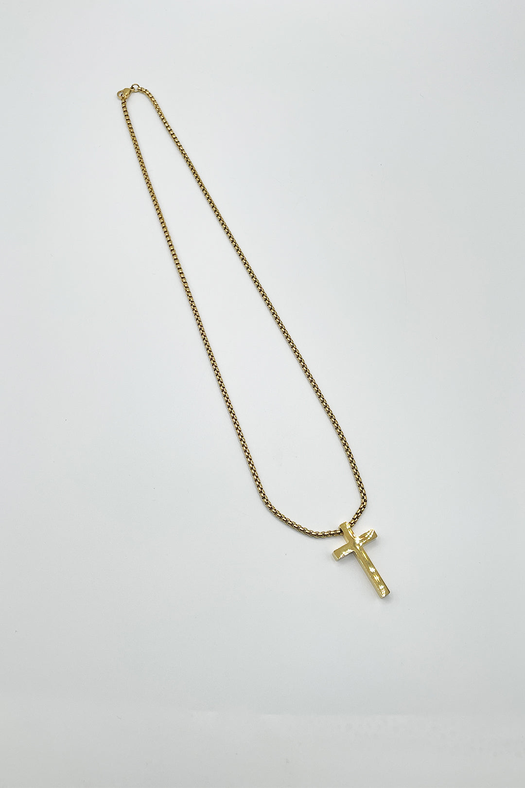 Gold Cross Prendant Necklace, Image 3 of 4