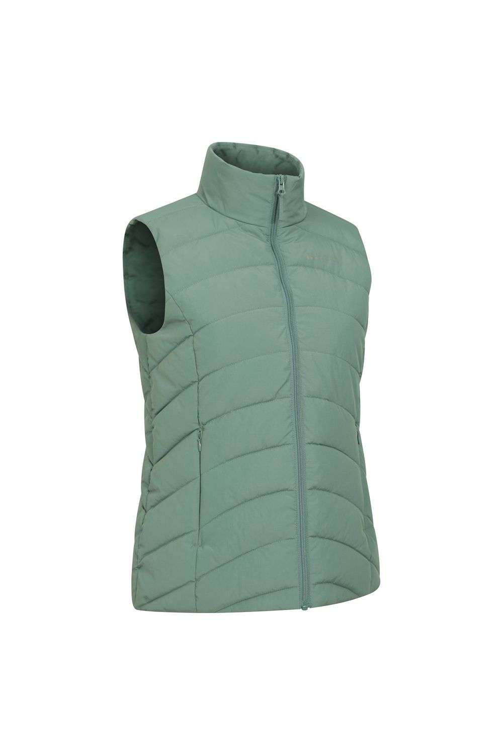 Dark Green Opal Padded Gilet, Image 6 of 6