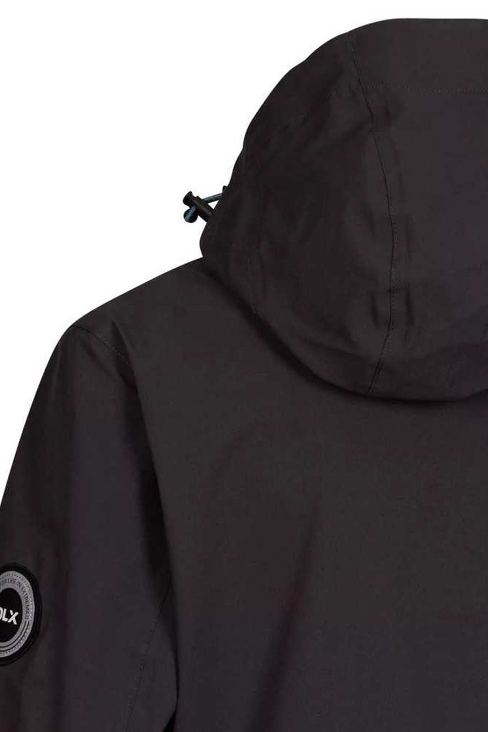 Dark Grey Trespass Dark Grey Katya DLX Waterproof Jacket, Image 4 of 4